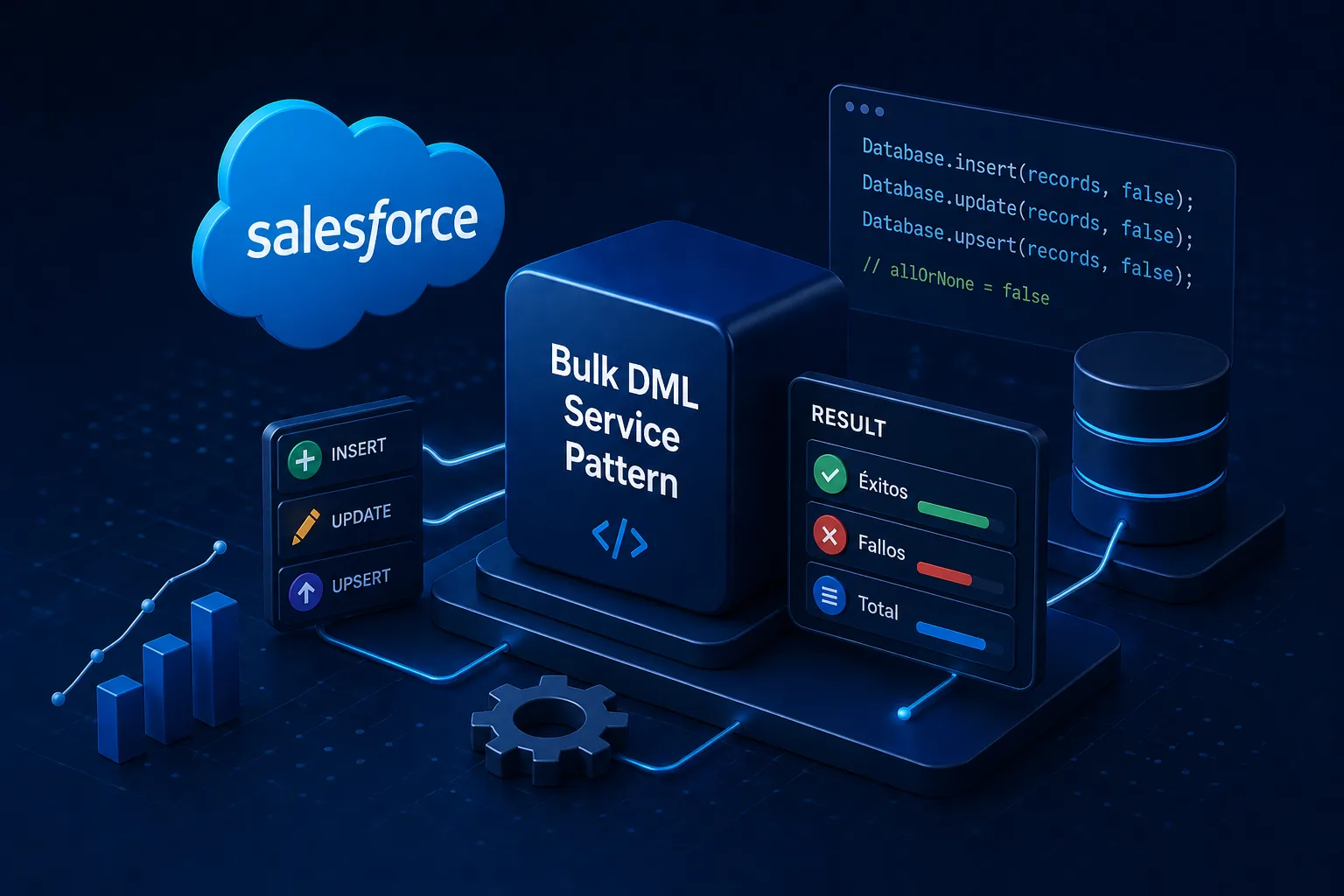 Bulk DML Service Pattern: Opérations DML Partielles dans Salesforce