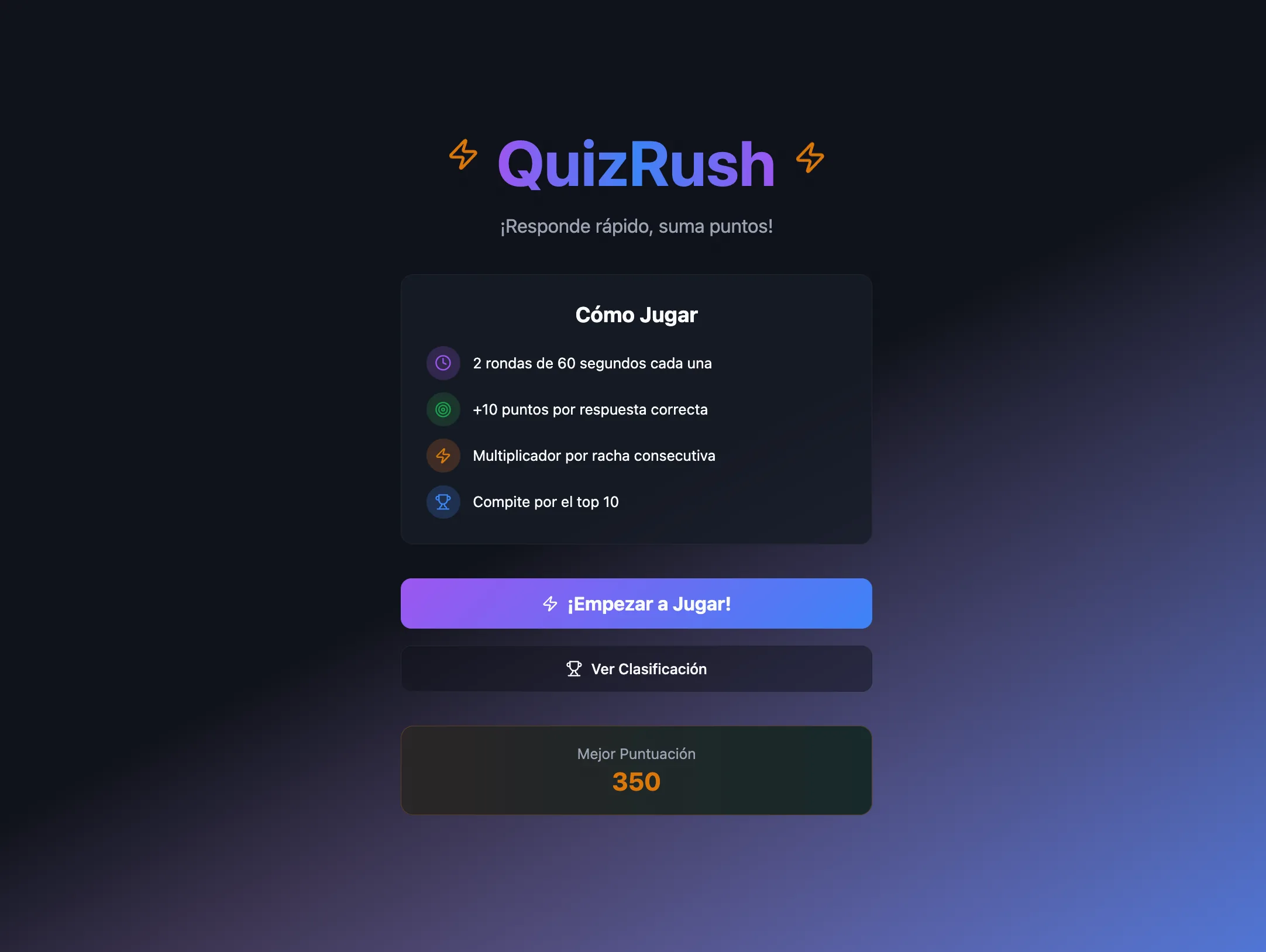 Quiz Rush